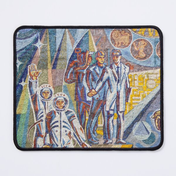 Item preview, Space and Technology Soviet mosaic in Dushanbe Tajikistan designed and sold by TravelShots.