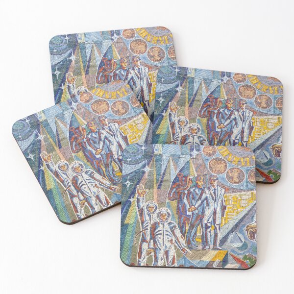 Item preview, Space and Technology Soviet mosaic in Dushanbe Tajikistan designed and sold by TravelShots.