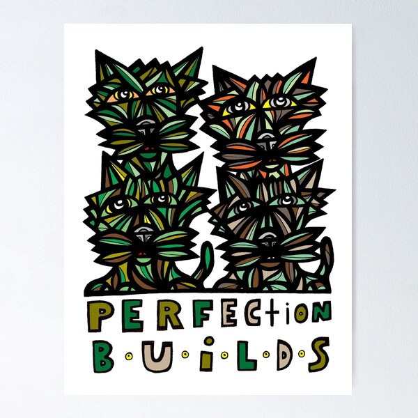 "Perfection Builds" Poster