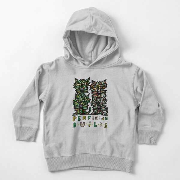 "Perfection Builds" Toddler Pullover Hoodie