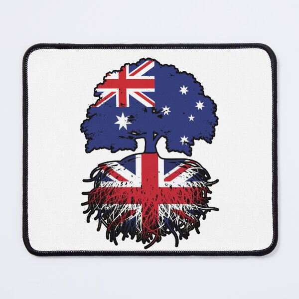 Item preview, UK British Australian Australia Tree Roots Flag designed and sold by FlagX.