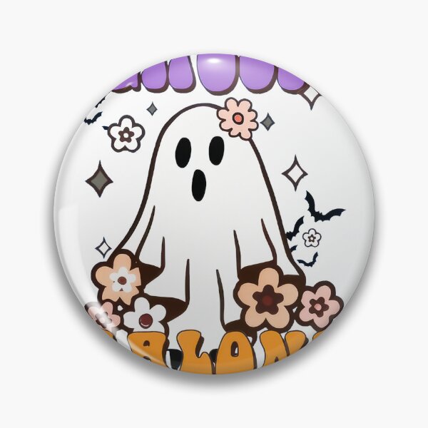 Item preview, Ghost Flowers Funny Halloween Retro 90s designed and sold by Celestia1l24.