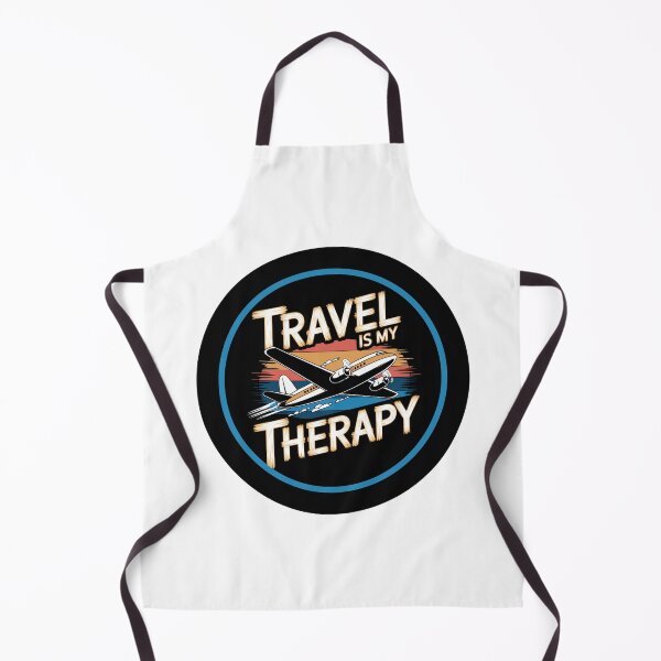 Item preview, Travel is my Therapy designed and sold by CookiesMerch.