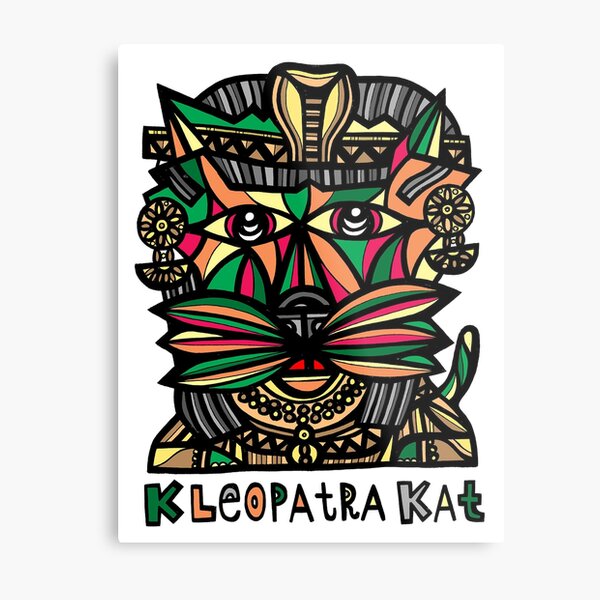 "Kleopatra Kat" Metal Print