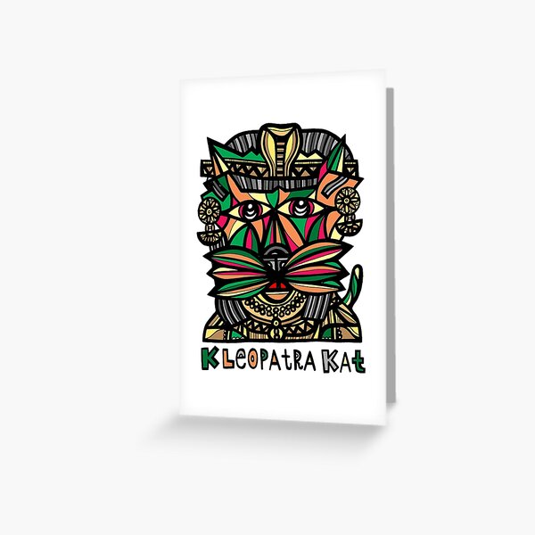 "Kleopatra Kat" Greeting Card