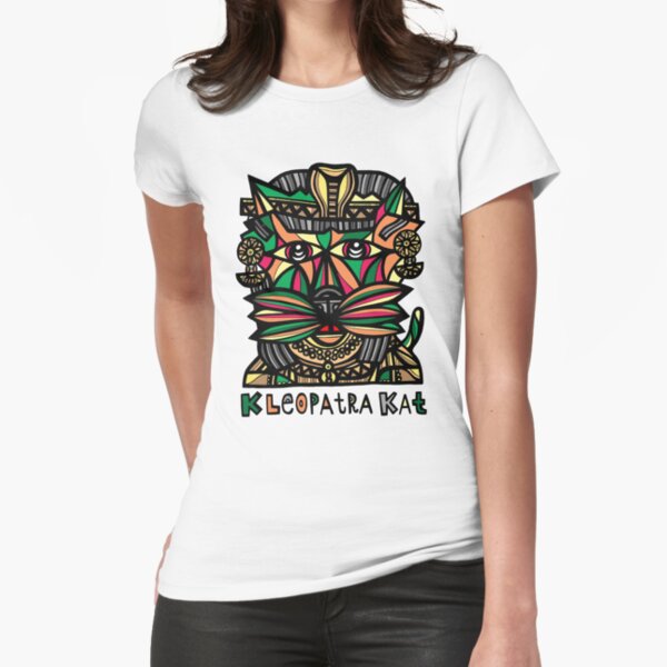 "Kleopatra Kat" Fitted T-Shirt