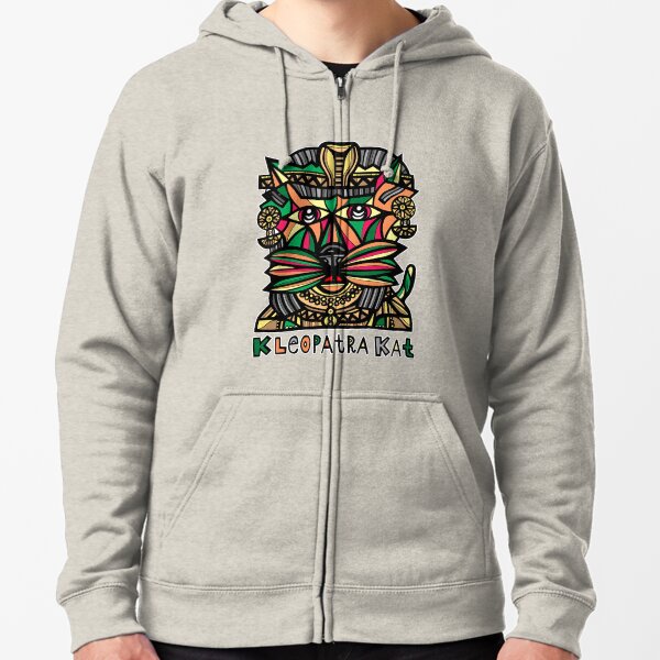 "Kleopatra Kat" Zipped Hoodie