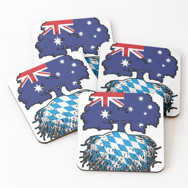 Item preview, Bavaria Bavarian Australian Australia Tree Roots Flag designed and sold by FlagX.