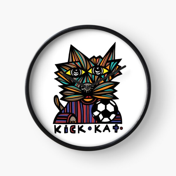 "Kick Kat" Clock