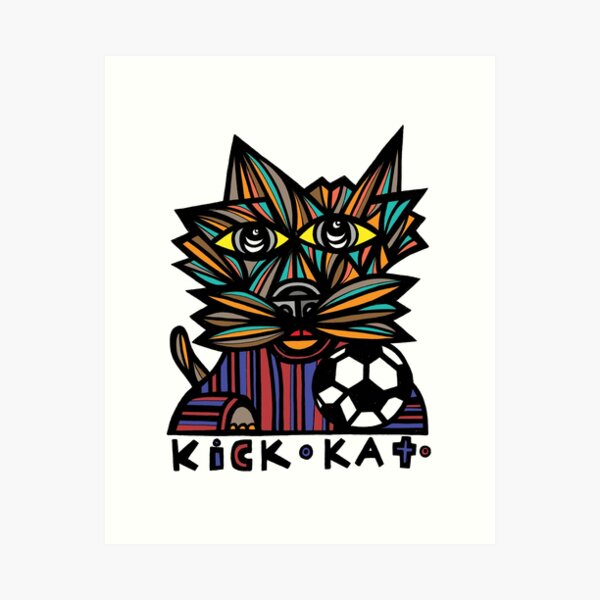 "Kick Kat" Art Print