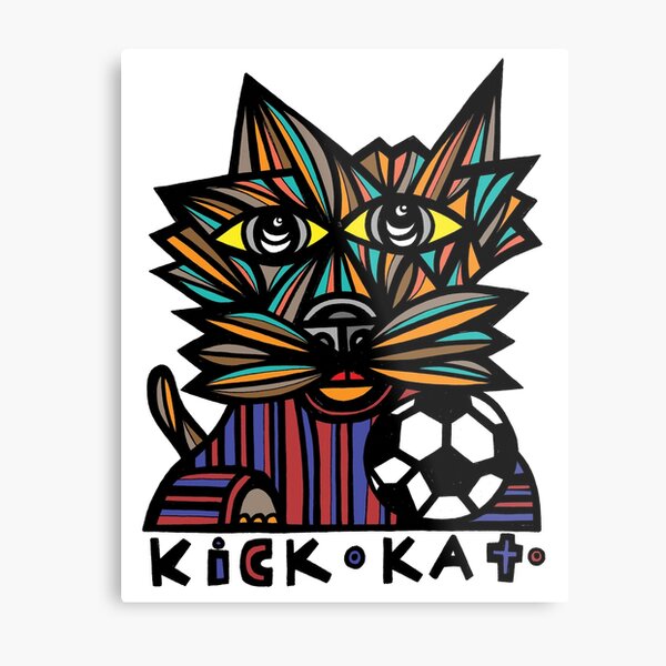 "Kick Kat" Metal Print