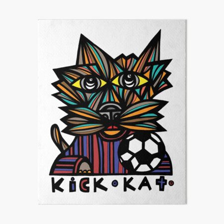 "Kick Kat" Art Board Print