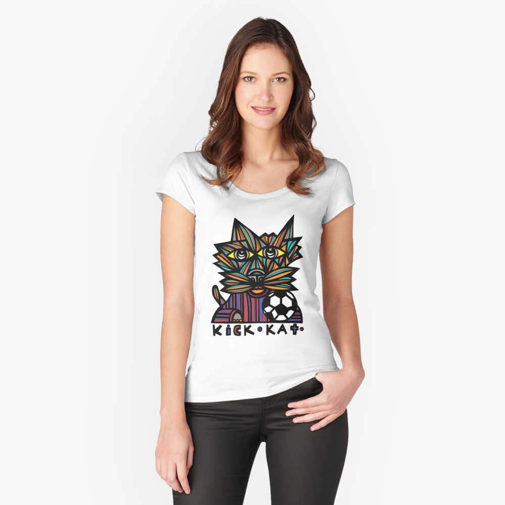 Item preview, Fitted Scoop T-Shirt designed and sold by 631art.