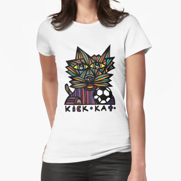 "Kick Kat" Fitted T-Shirt