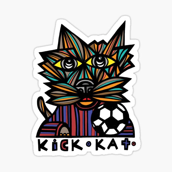 "Kick Kat" Sticker