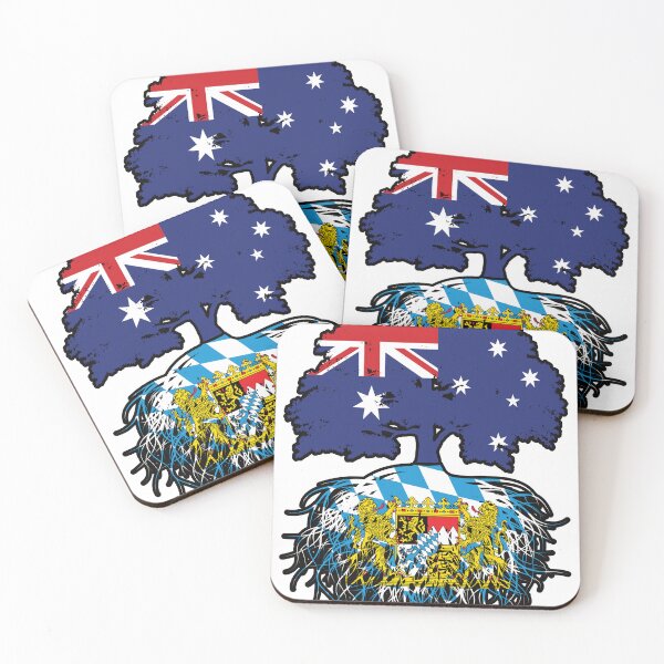 Item preview, Bavaria Bavarian Australian Australia Tree Roots Flag designed and sold by FlagX.