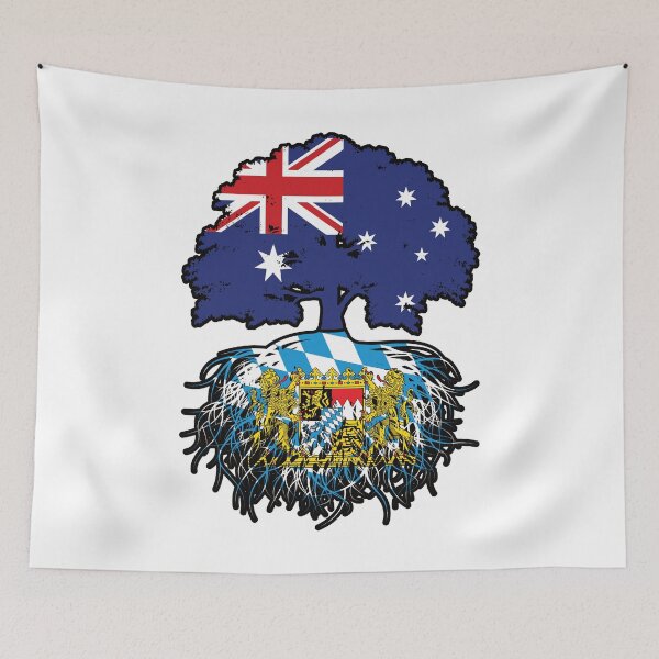 Item preview, Bavaria Bavarian Australian Australia Tree Roots Flag designed and sold by FlagX.