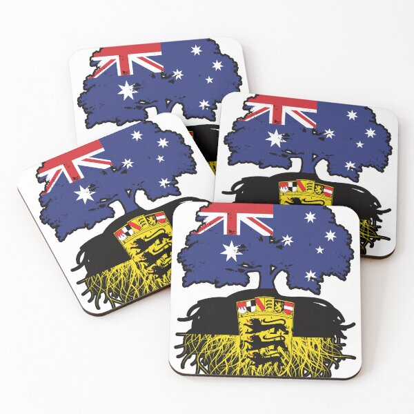Item preview, Baden-Württemberg Swabian Australian Australia Tree Roots Flag designed and sold by FlagX.