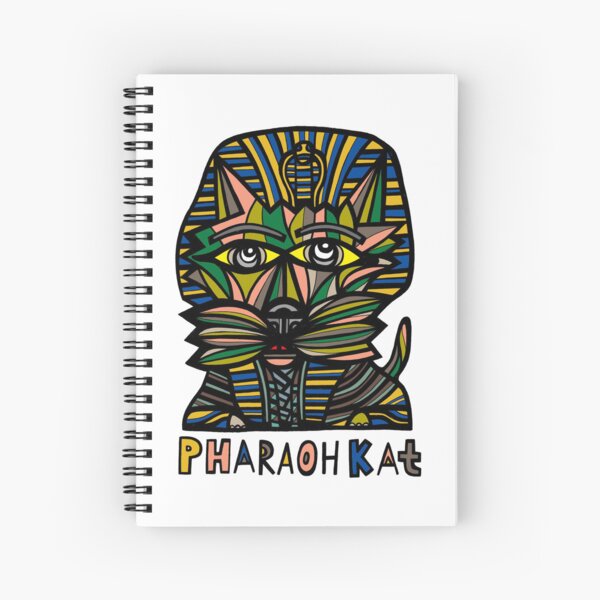 "Pharaoh Kat" Spiral Notebook