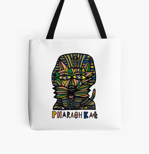 "Pharaoh Kat" All Over Print Tote Bag