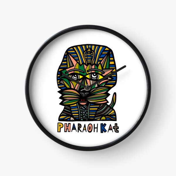 "Pharaoh Kat" Clock