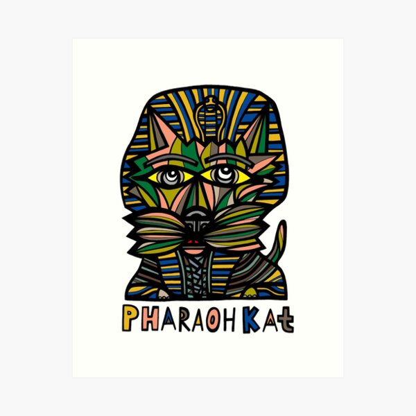 "Pharaoh Kat" Art Print