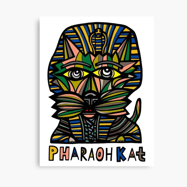 "Pharaoh Kat" Canvas Print