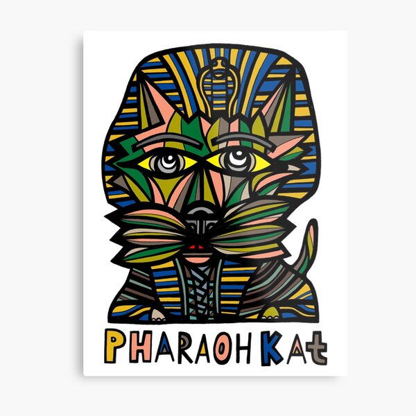 "Pharaoh Kat" Metal Print