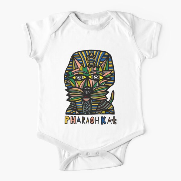 "Pharaoh Kat" Short Sleeve Baby One-Piece