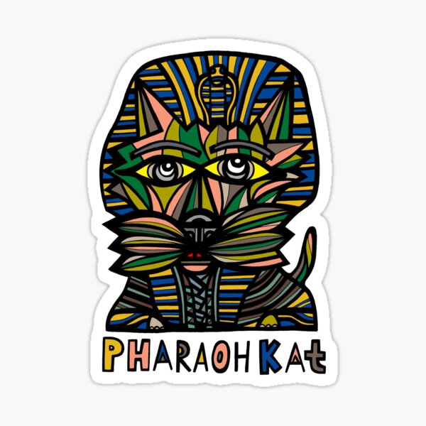 "Pharaoh Kat" Sticker