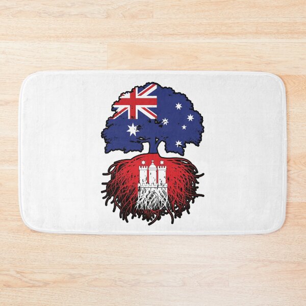Item preview, Hamburg Hamburger Australian Australia Tree Roots Flag designed and sold by FlagX.