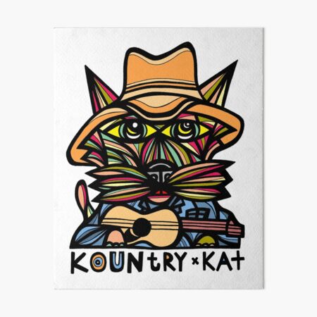 "Kountry Kat" Art Board Print