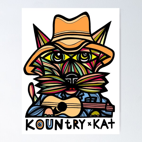 "Kountry Kat" Poster