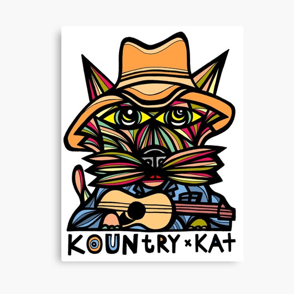 "Kountry Kat" Canvas Print