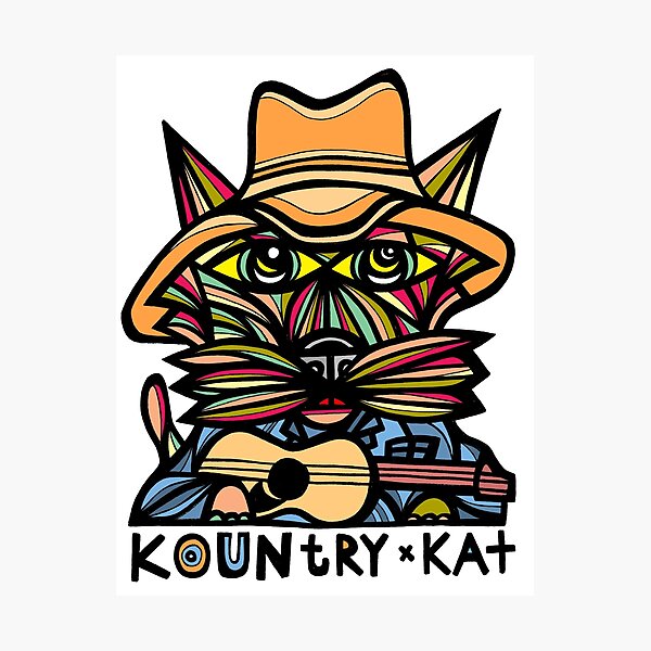 "Kountry Kat" Photographic Print