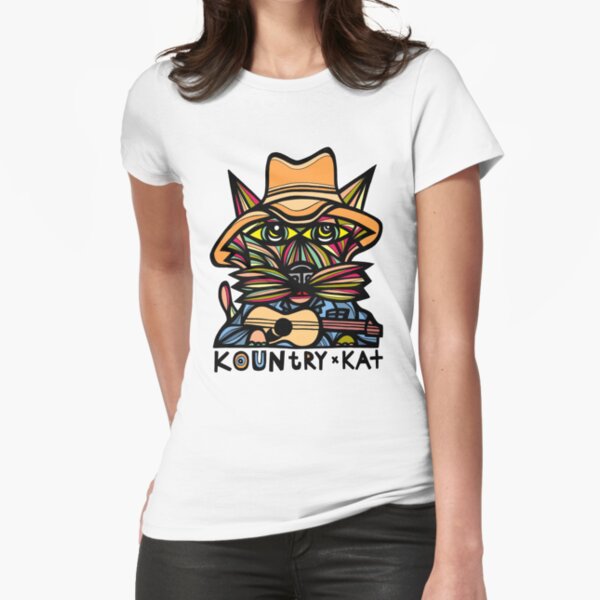 "Kountry Kat" Fitted T-Shirt