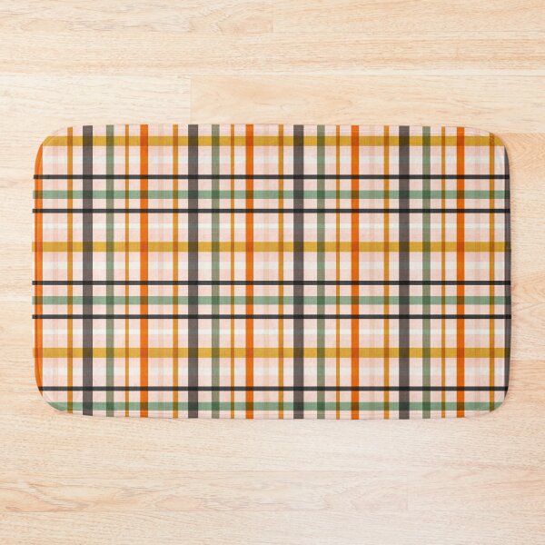 Item preview, Cottage Halloween Plaid Yellow designed and sold by susycosta.
