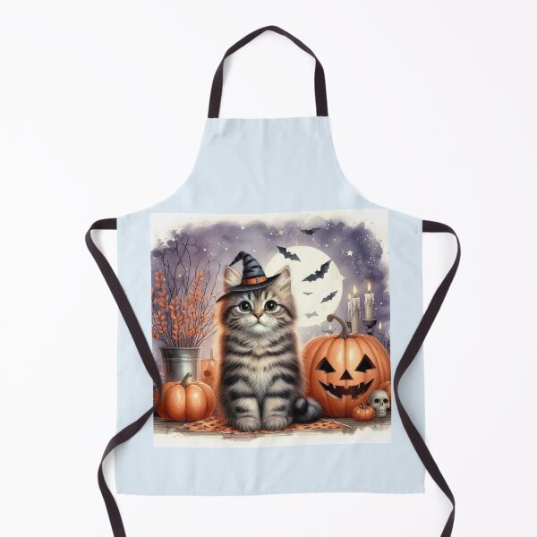 Item preview,  halloween kittens and pumpkins 2 designed and sold by Zelda50.