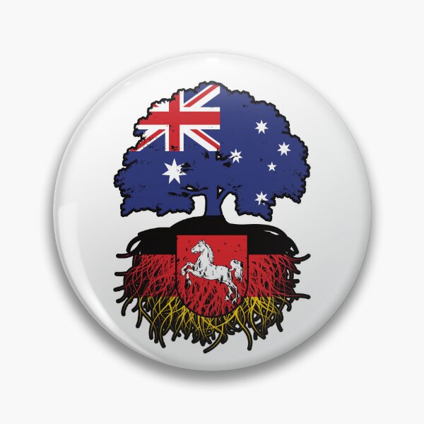 Item preview, Lower Saxony Lower Saxon Australian Australia Tree Roots Flag designed and sold by FlagX.