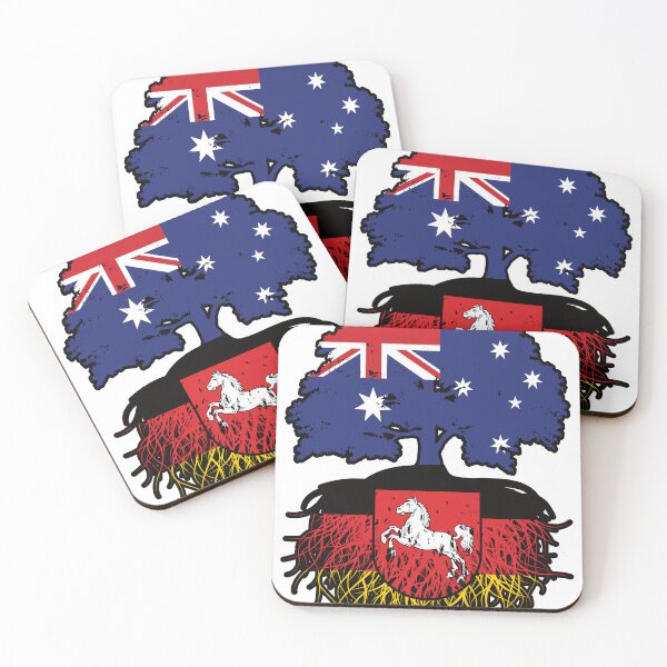 Item preview, Lower Saxony Lower Saxon Australian Australia Tree Roots Flag designed and sold by FlagX.