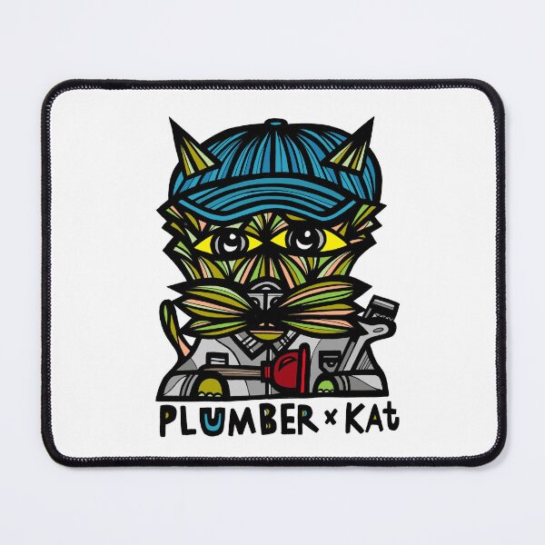 "Plumber Kat" Mouse Pad