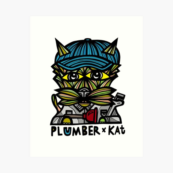 "Plumber Kat" Art Print