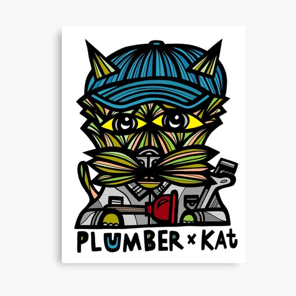 "Plumber Kat" Canvas Print