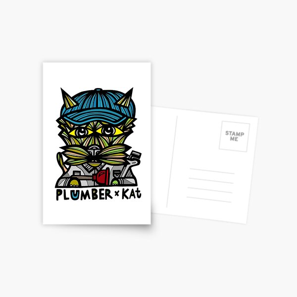 "Plumber Kat" Postcard