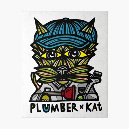 "Plumber Kat" Art Board Print