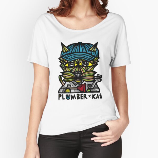 "Plumber Kat" Relaxed Fit T-Shirt