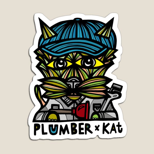 "Plumber Kat" Magnet