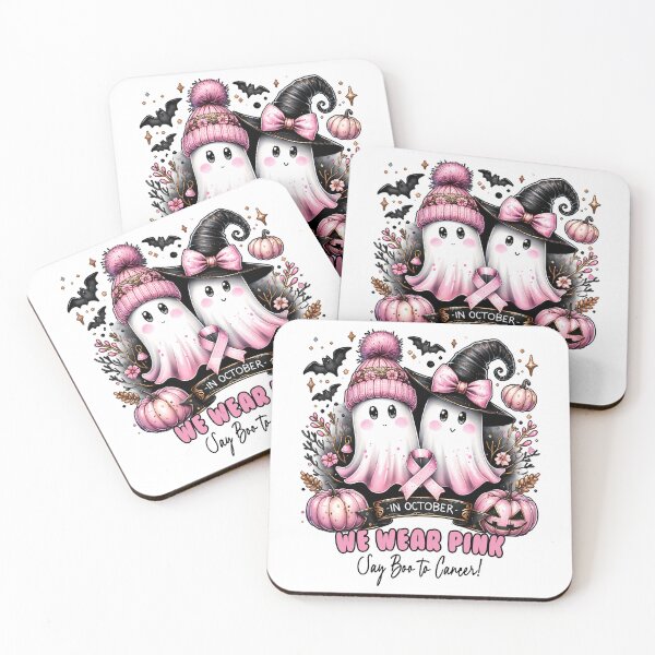 Item preview, In October We Wear Pink - Say Boo to Cancer designed and sold by Happy-Karma.