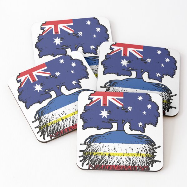 Item preview, Mecklenburg–Western Pomerania Mecklenburg-Vorpommern Australian Australia Tree Roots Flag designed and sold by FlagX.