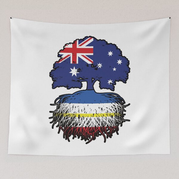 Item preview, Mecklenburg–Western Pomerania Mecklenburg-Vorpommern Australian Australia Tree Roots Flag designed and sold by FlagX.